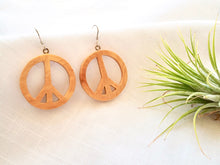 Load image into Gallery viewer, Peace Sign Earrings