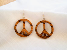 Load image into Gallery viewer, Peace Sign Earrings